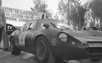 Manuel Juncosa – Artemi Eche (Abarth 2000 OT). II Rallye de las Cavas (1971) (Foto: Jordi Viñals)